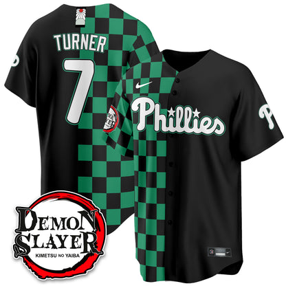 Philadelphia Phillies Demon Slayer Vapor Limited Jersey - Stitched