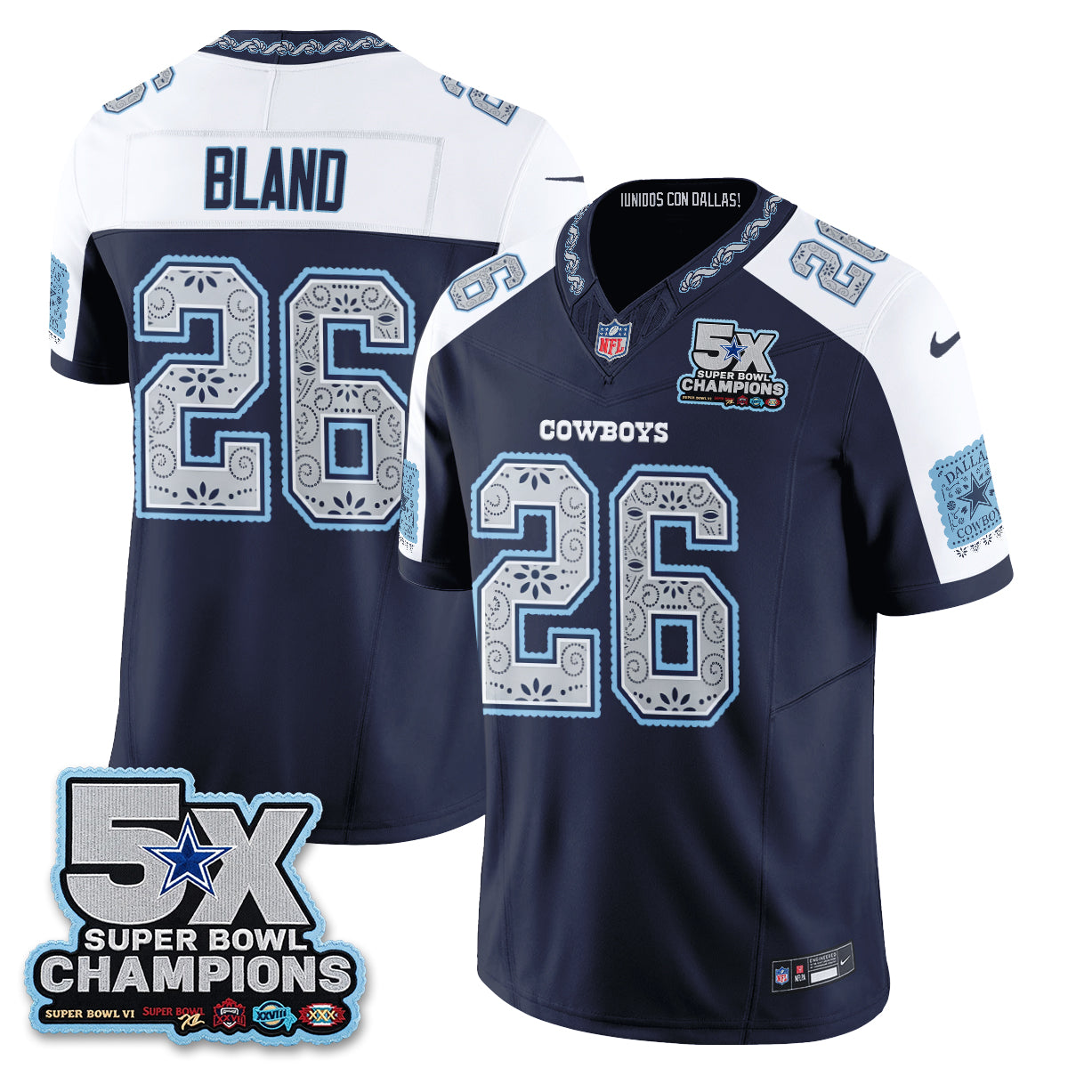 DAL 2026 Hispanic Month Edition Vapor Jersey - Stitched