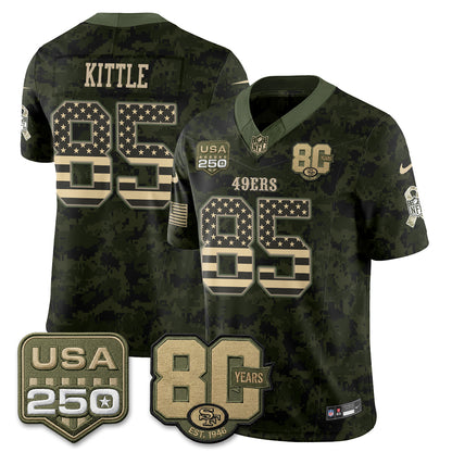 SF 2026 Salute to Service Edition Vapor Jersey - Stitched