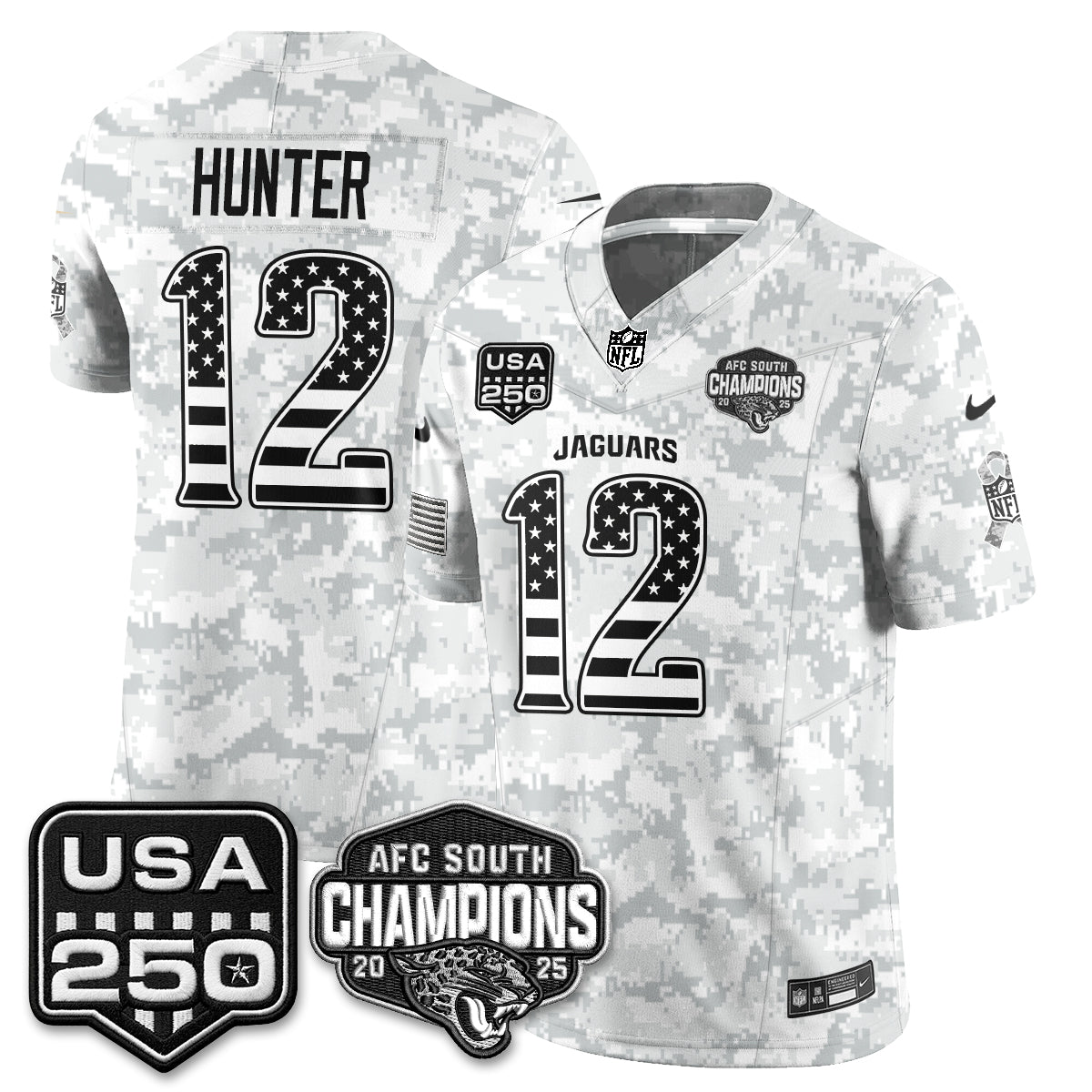 Jacksonville Jaguars 2026 Salute to Service Vapor Jersey - Stitched
