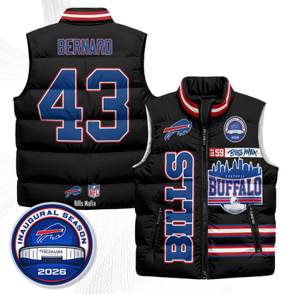 BUF "Mafia" Edition Puffer Vest - Printed