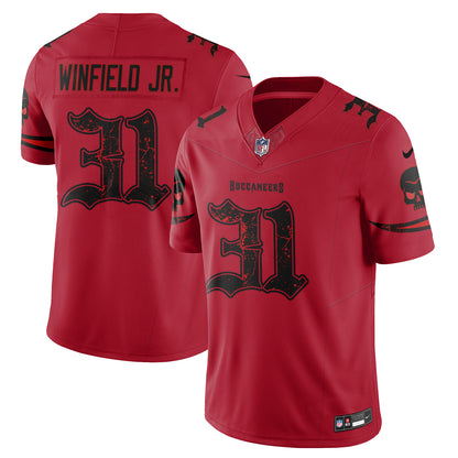 Tampa Bay Buccaneers Skull Edition Vapor Jersey - Stitched