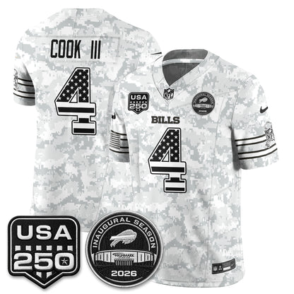 Buffalo Bills 2026 Salute to Service Edition Vapor Jersey - Stitched