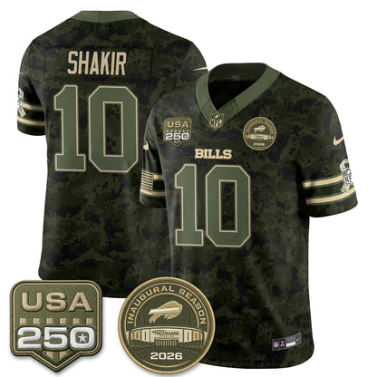 Buffalo Bills 2026 Salute to Service Edition Vapor Jersey - Stitched