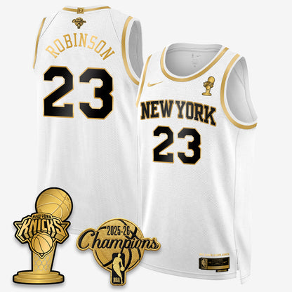 NYK 2026 NBA Champions Gold Edition Vapor Jersey - Stitched n3
