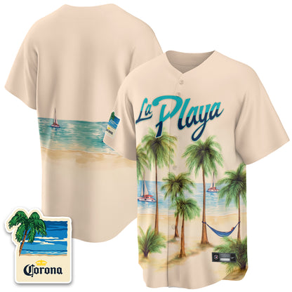 Houston Astros Beach Connect "La Playa" Edition Vapor Jersey- Patch Stitched
