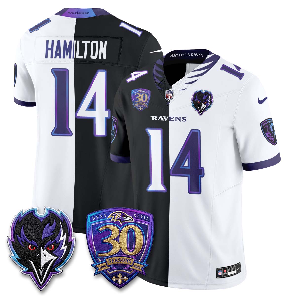BAL The Next Flight Split Vapor Jersey - Stitched