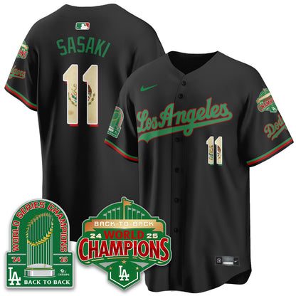 LAD Mexico Vapor Limited Jersey - 9x & B2B Champs - All Stitched