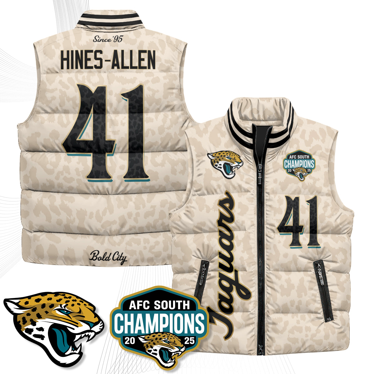 DET 2026 Rivalries Puffer Vest - Printed