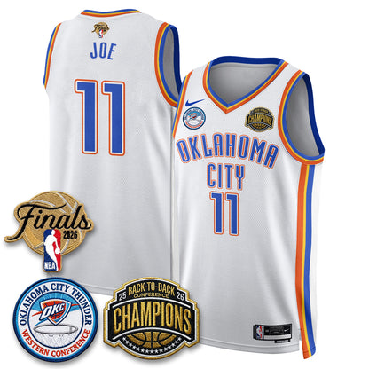 OKC 2026 NBA Western Conference Champions Vapor Jersey - Stitched