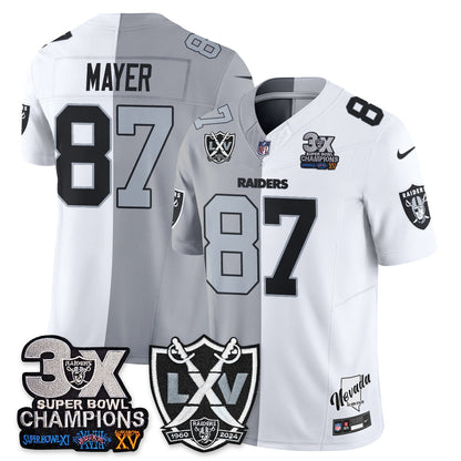 Las Vegas Raiders Split Edition Vapor Jersey V2- Stitched