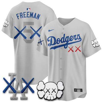 Los Angeles Dodgers x KAWS Edition Vapor Jersey - Stitched