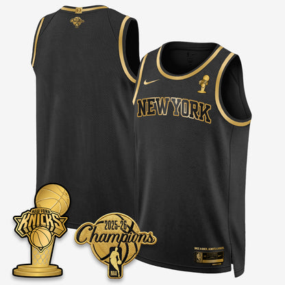 NYK 2026 NBA Champions Gold Edition Vapor Jersey - Stitched n3