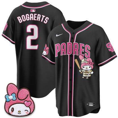 San Diego Padres x Pink Sanrio Friend Vapor Jersey - Stitched