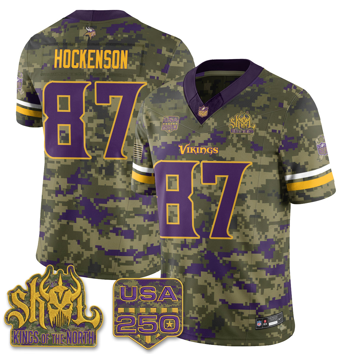 MIN 2026 Salute to Service Edition Vapor Jersey - Stitched