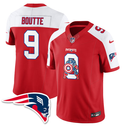 New England Patriots x Vibranium Shield Edition Vapor Jersey - Stitched