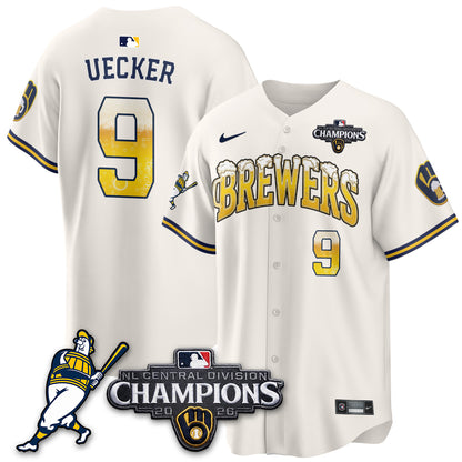 Milwaukee Brewers 2026 NL Division Champs Vapor Jersey V2- Stitched