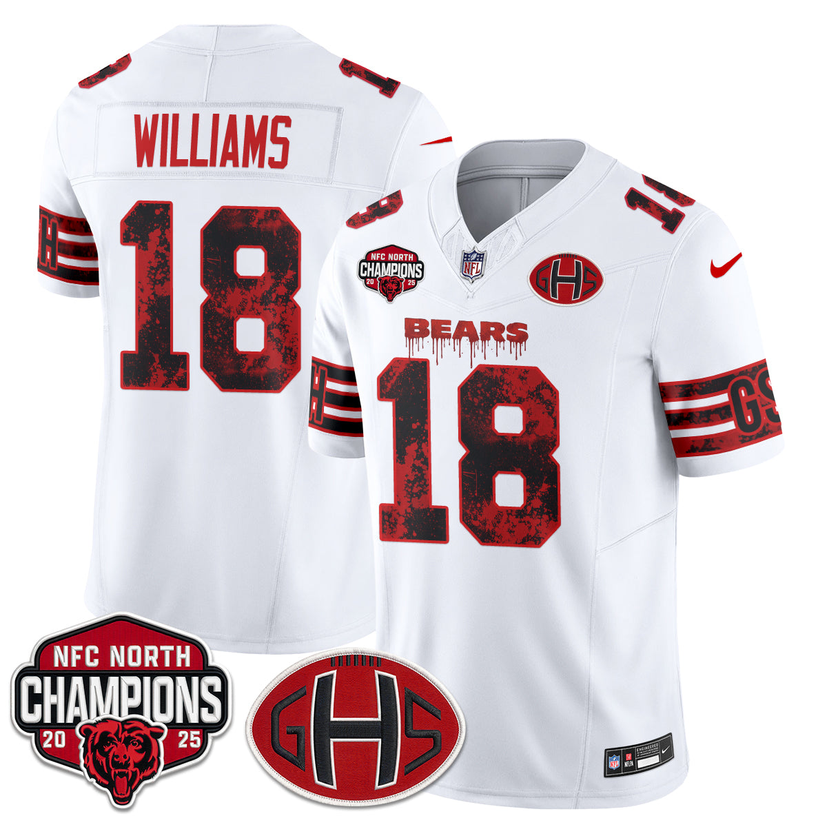 Chicago Bears 2026 Slasher Edition Vapor Jersey - Stitched