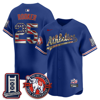 OAK  2026 Independence Day USA Vapor Jersey - Stitched
