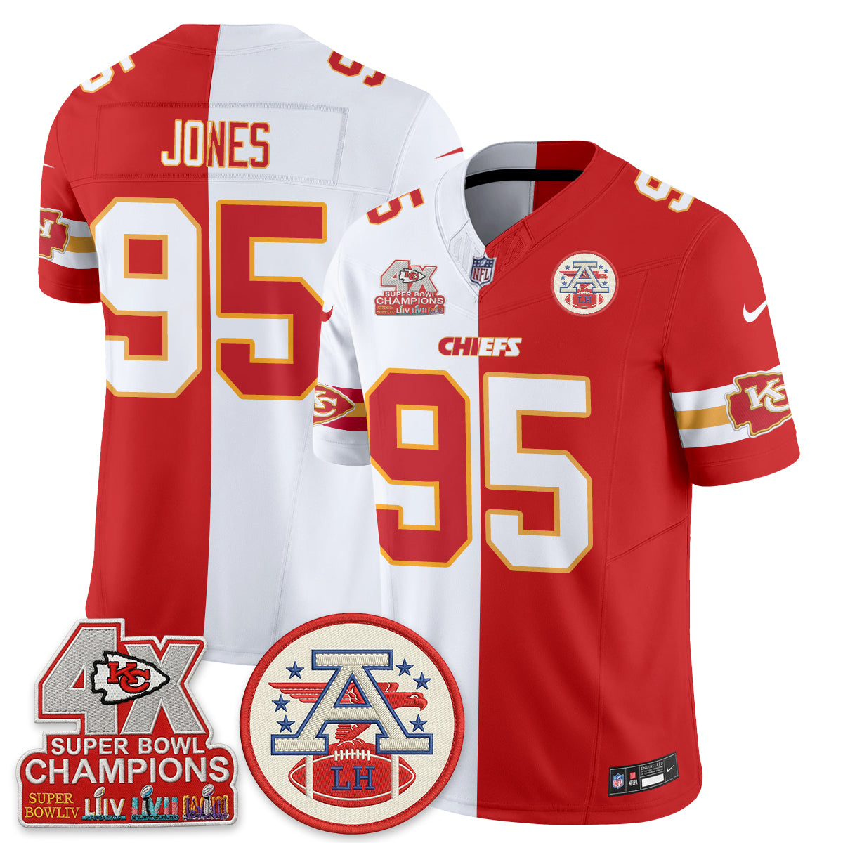 KC Split Edition Vapor Jersey - Stitched