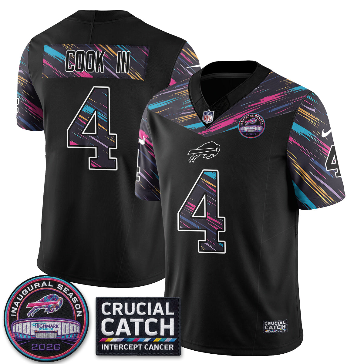 BUF Intercept Cancer 2026 Edition Jersey - Stitched