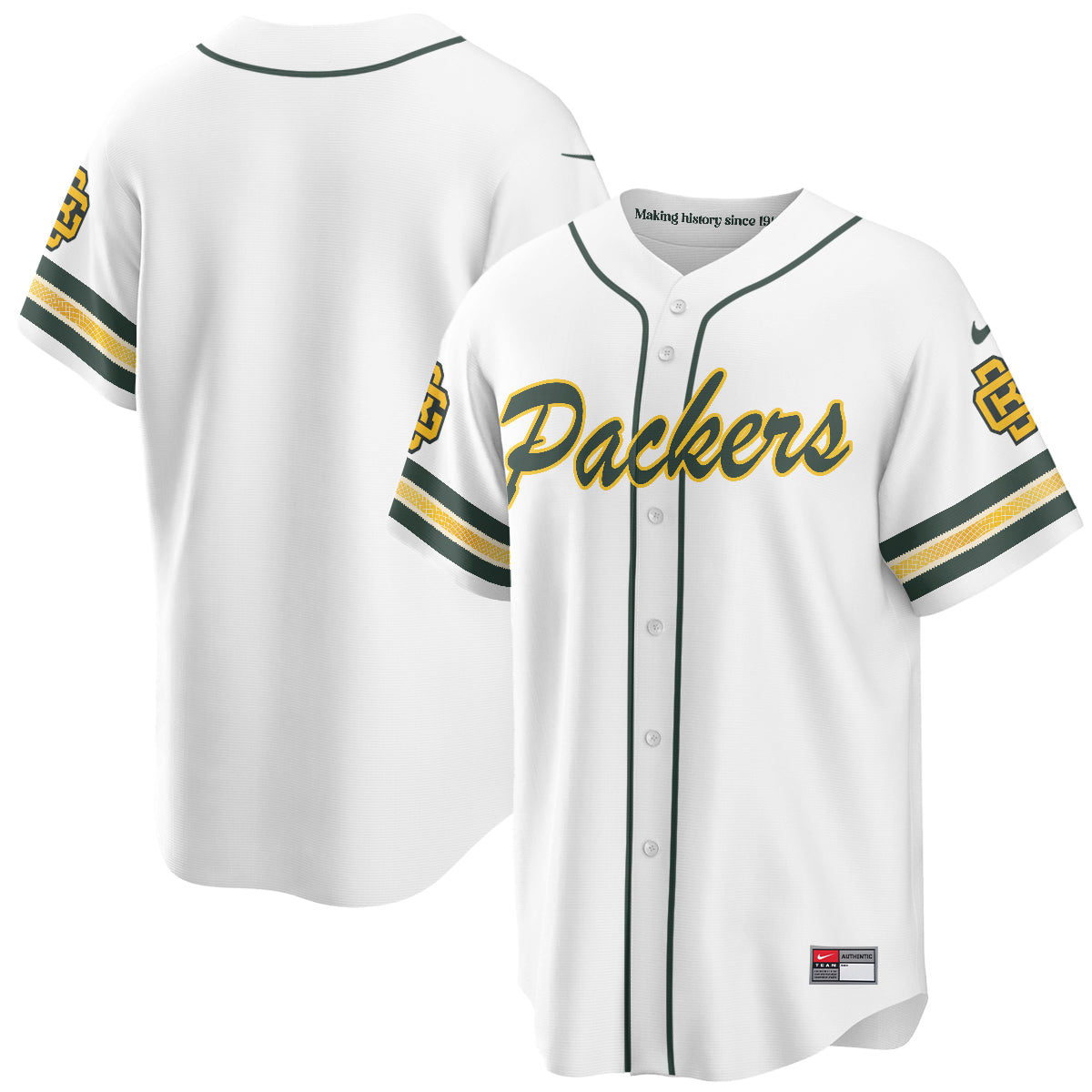Green Bay Packers 2026 Rivalries Baseball Vapor Jersey - Stitched