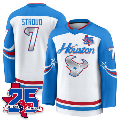 Houston Texans 2026 Rivalries Hockey Jersey - Printed