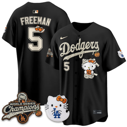 Los Angeles Dodgers Halloween 2026 Vapor Jersey V2- Stitched