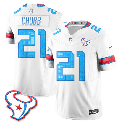 Houston Texans 2026 Rivalries Vapor Jersey - Stitched