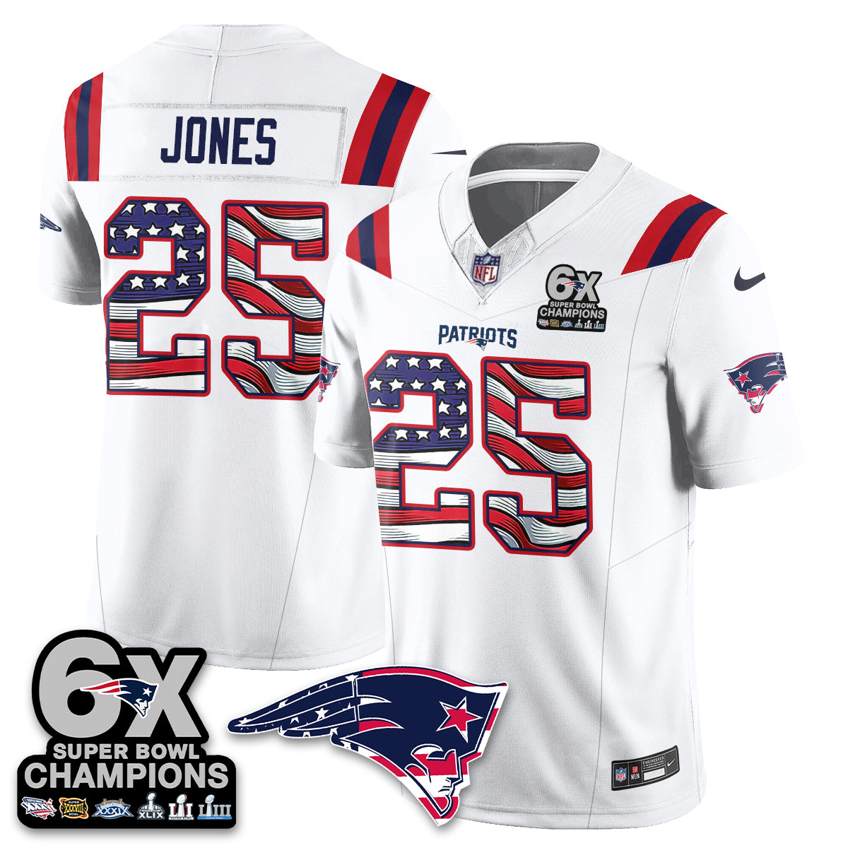 NE America Edition Vapor Jersey V2- Stitched