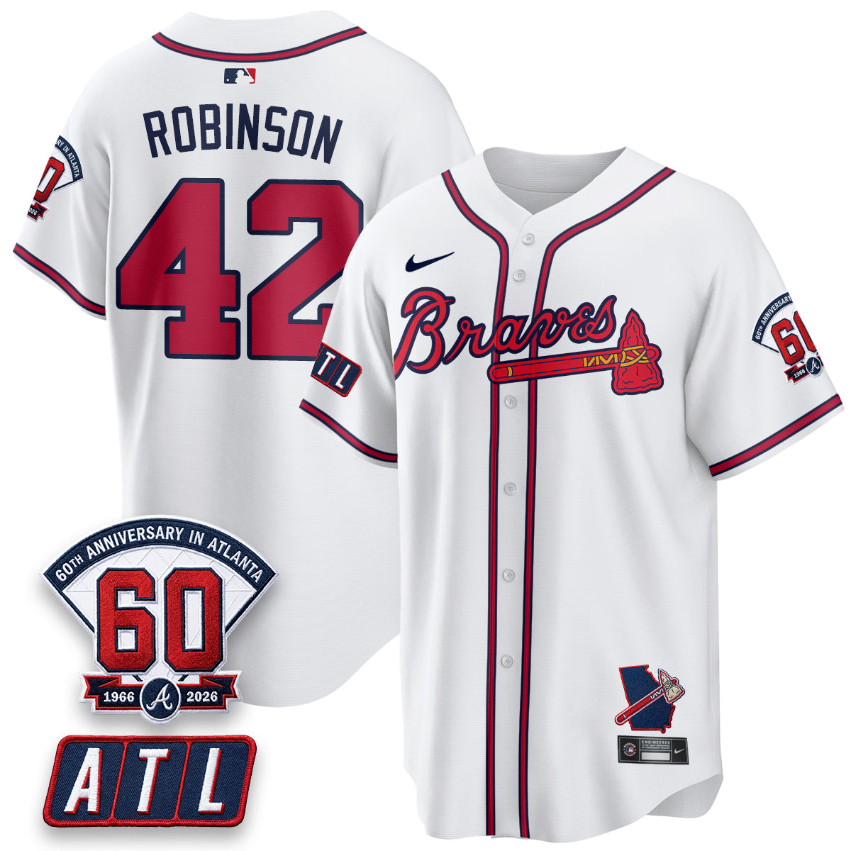ATL 2026 60th Anniversary Vapor Limited Jersey - All Stitched