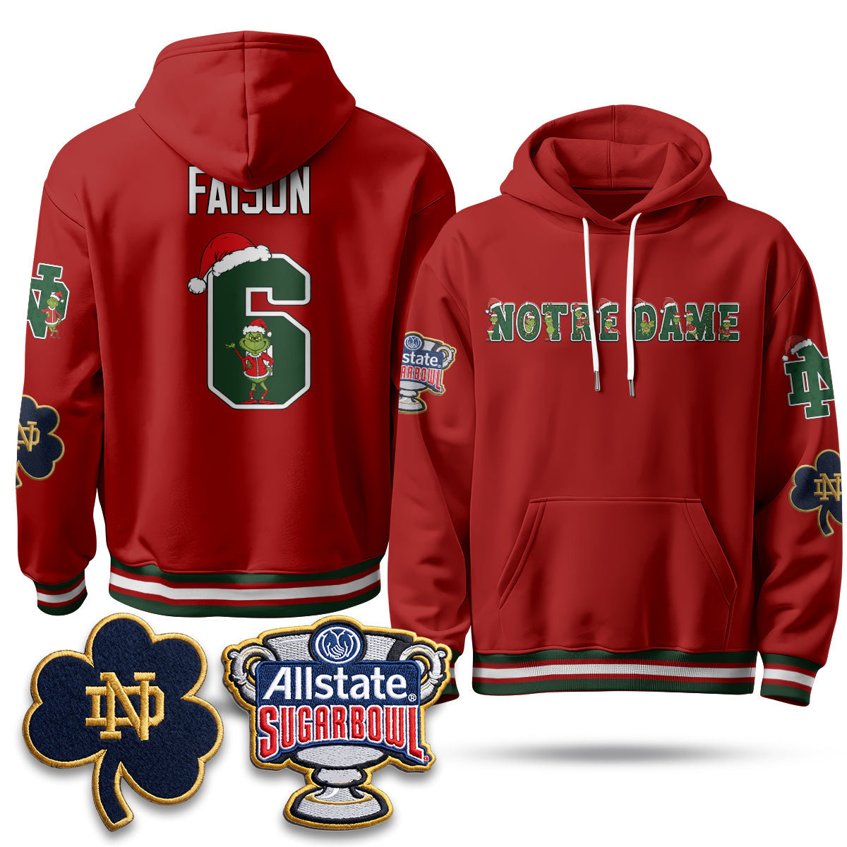 NDFI x Grinch Christmas 2026 Edition Hoodie - Stitched