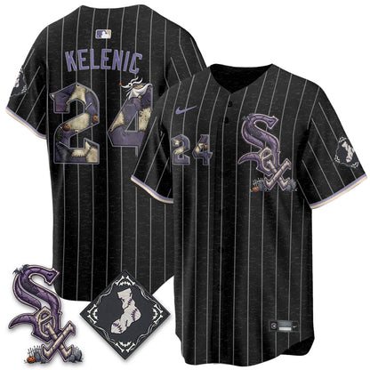 Chicago White Sox Nightmare Edition Vapor Jersey - Stitched