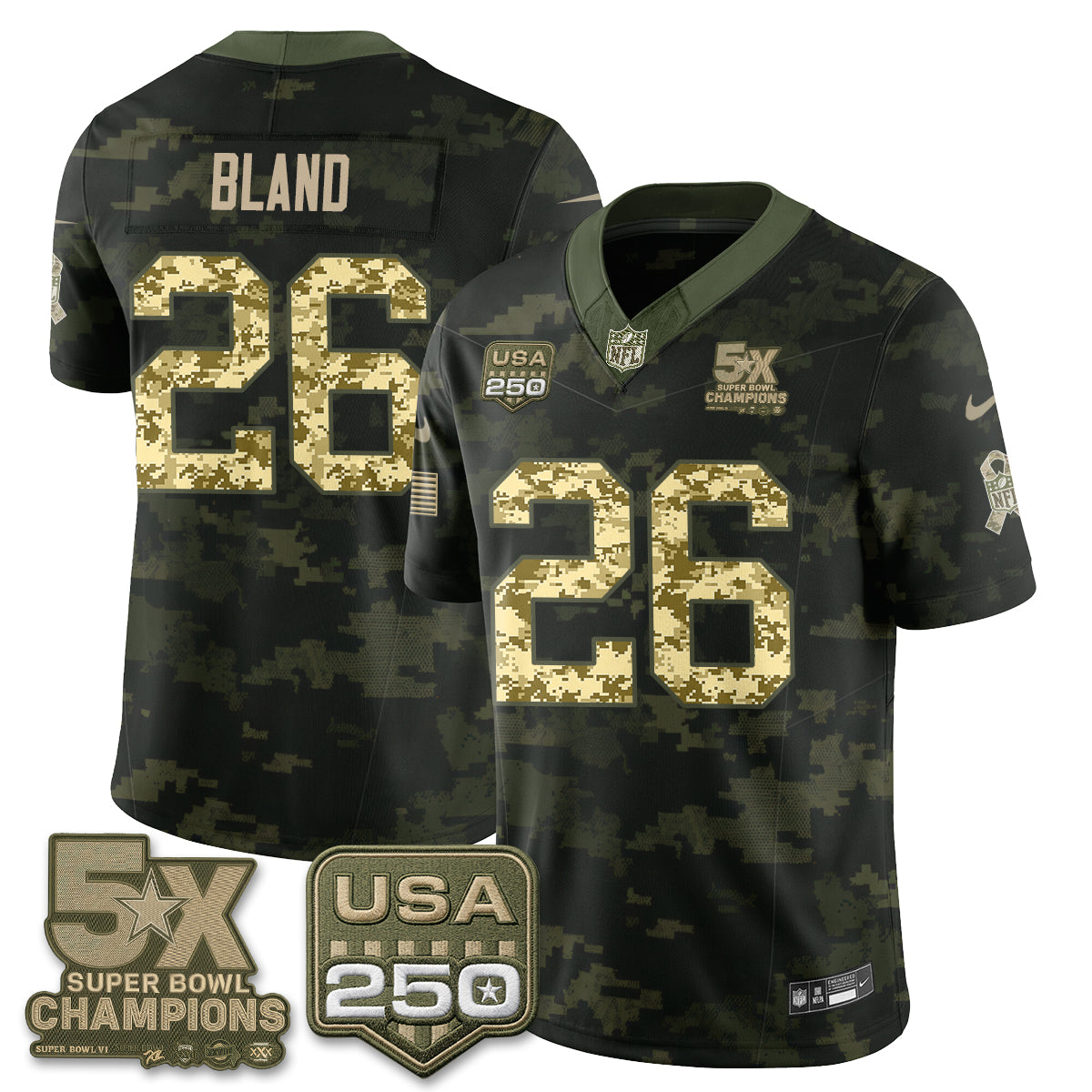 Dallas Cowboys 2026 Salute to Service Edition Vapor Jersey V2- Stitched