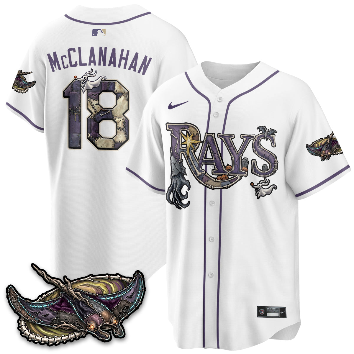 TB Nightmare Edition Vapor Jersey - Stitched
