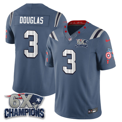 New England Patriots x Vibranium Shield Edition Vapor Jersey V2 - Stitched