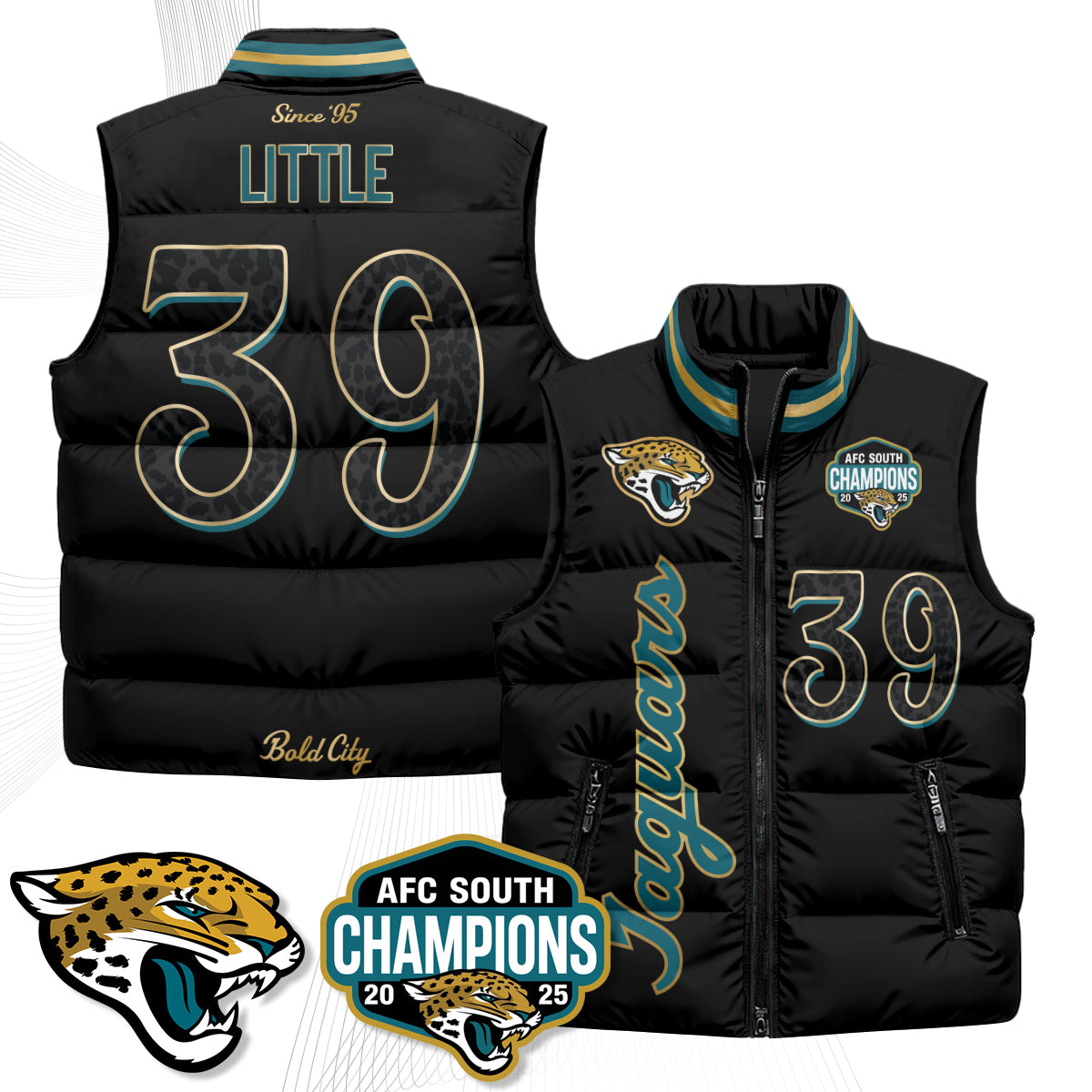 DET 2026 Rivalries Puffer Vest - Printed