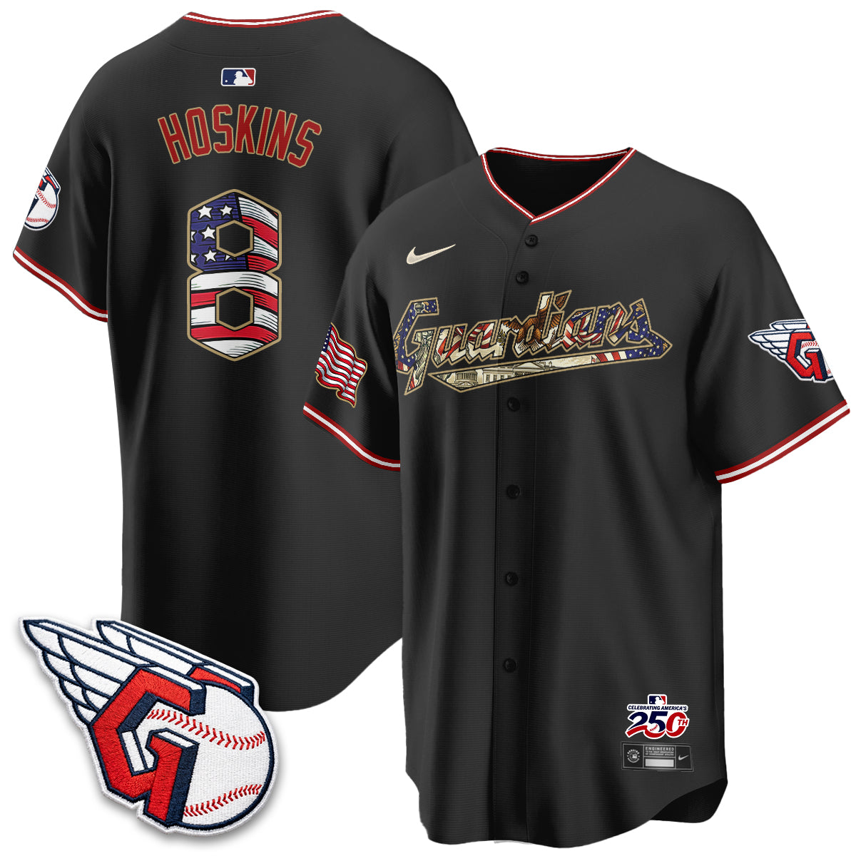 CLE 2026 Independence Day USA Vapor Jersey - Stitched