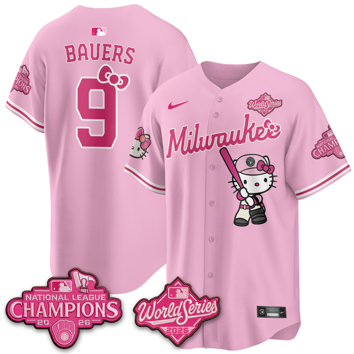 MIL 2026 NL Champions x Meow KT Vapor Jersey - Stitched