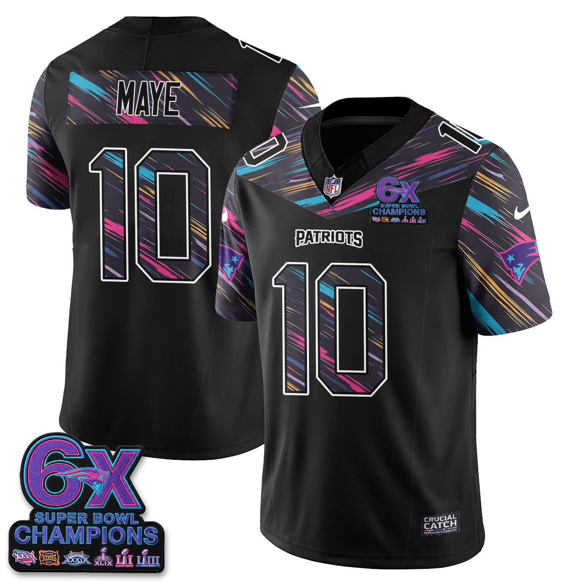 NE Intercept Cancer 2026 Edition Jersey - Stitched
