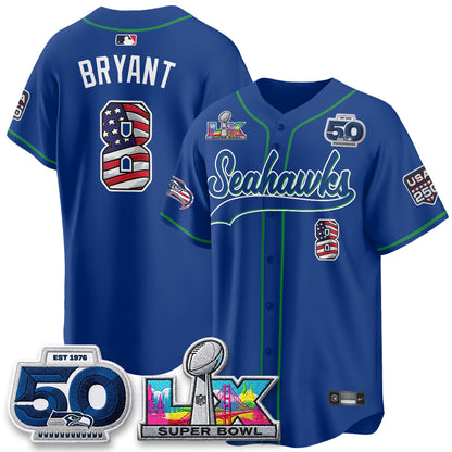 SEA SB LX Champs America Edition Vapor Baseball Jersey - Stitch