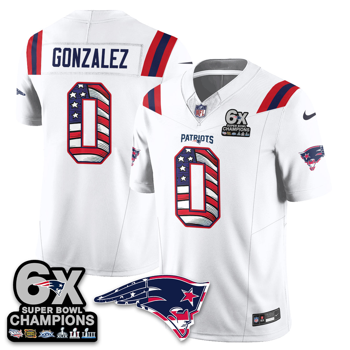 NE America Edition Vapor Jersey V2- Stitched