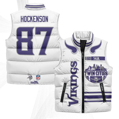 MIN Twin City Puffer Vest - Printed