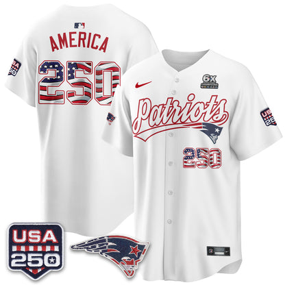 New England Patriots America Edition Vapor Jersey - Stitched