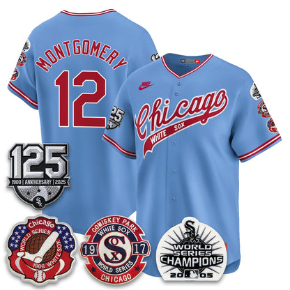 CWS 125th Anniversary - W.S Champions Edition Vapor Jersey - Stitched