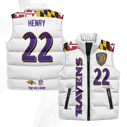 BAL Maryland Puffer Vest - Printed