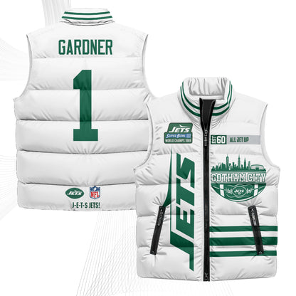 NYJ Gotham City Puffer Vest - Printed