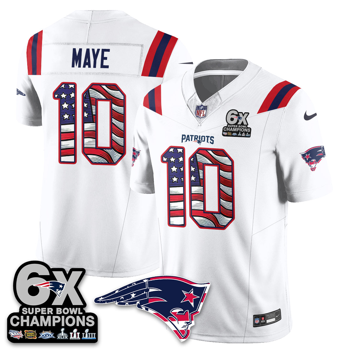 NE America Edition Vapor Jersey V2- Stitched
