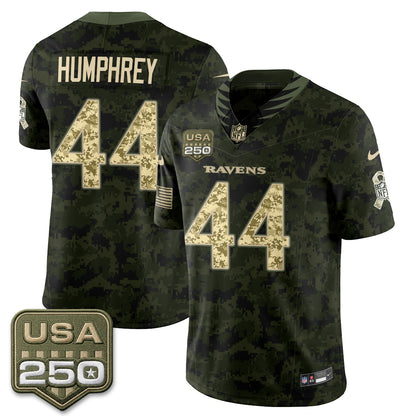 Baltimore Ravens 2026 Salute to Service Vapor Jersey - Stitched