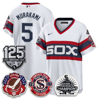 CWS 125th Anniversary - W.S Champions Edition Vapor Jersey - Stitched